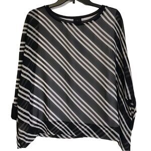 NWT Worthington Striped Blouse
